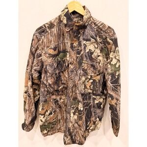 Remington Outdoor Clothing Men's Camouflage Button Down Shirt Break Up Pattern M